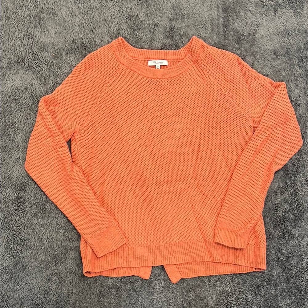 Madewell Orange Sweater